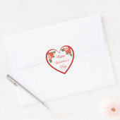 Happy Valentijnsdag Sticker op persoonlijke titel (Envelop)