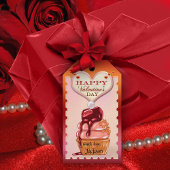 Happy Valentijnsdag Sweet Muffin Cadeaulabel