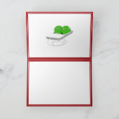 Happy Valentijnsdag, Sweet Pea Feestdagen Kaart (Binnen)