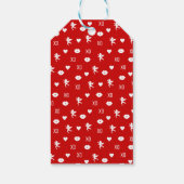 Happy Valentijnsdag Valentijn Symbolen Cadeau Labe Cadeaulabel (Achterkant)