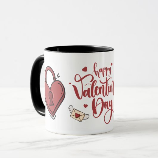 Happy Valentijnsdag, Valentijnsdag geschenken, Fot Mok (Voorkant links)