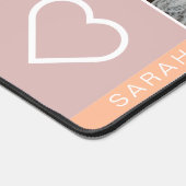 Happy Valentijnsdag Vier foto collage Bureaumat (Hoek)