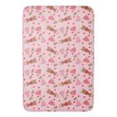 Happy Valentijnsdag Welsh Wire Fox Terrier Honden Badmat (Voorkant Verticaal)