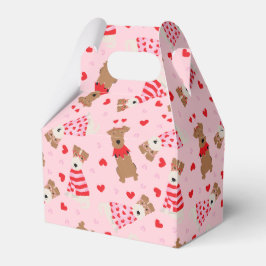 Happy Valentijnsdag Welsh Wire Fox Terrier Honden Bedankdoosjes