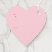 Happy Valentijnsdag Welsh Wire Fox Terrier Honden Bedankjes Labels (Achterkant)