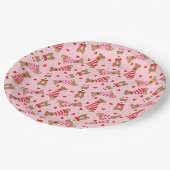 Happy Valentijnsdag Welsh Wire Fox Terrier Honden Papieren Bordje (Gekanteld)