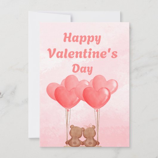 Happy Valentijnsdag Wenskaart (Voorkant)