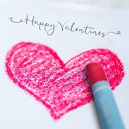 Happy Valentijnse Filigree Calligraphy Line Art Zelfinktende Stempel