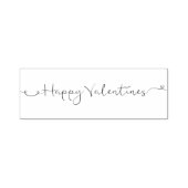 Happy Valentijnse Filigree Calligraphy Line Art Zelfinktende Stempel (Design)