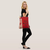 Happy Valentijnse Fingers Tote Bag (Op model)