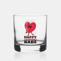 Happy Valentijns's Babe Drinkware Set