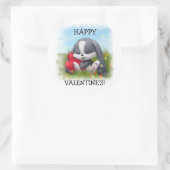 Happy Valentijns's Cartoon Konijn Sticker (Tas)