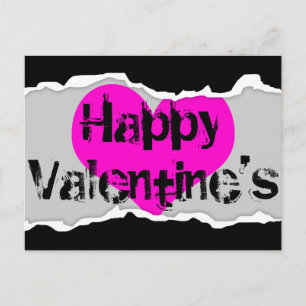 Happy Valentijns's (gescheurd papier) Feestdagenkaart