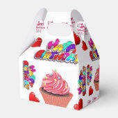 Happy Valentijns's Happy Birthday Gable Favoriete  Bedankdoosjes (Achterkant)