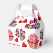 Happy Valentijns's Happy Birthday Gable Favoriete  Bedankdoosjes (Voorkant Zijde)