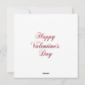 Happy Valentijns's puppy platte kaart (Achterkant)