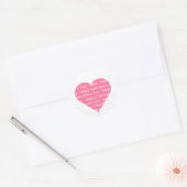 Happy Valentijns's Sticker - Pink Heart (Envelop)