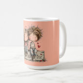 Happy Valentine Bench Duo Koffiemok (Voorkant rechts)