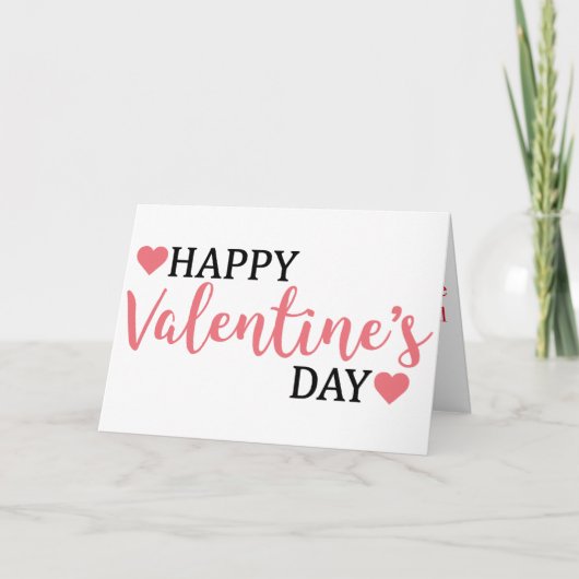 Happy Valentine-dagkaart Feestdagen Kaart (Voorkant)