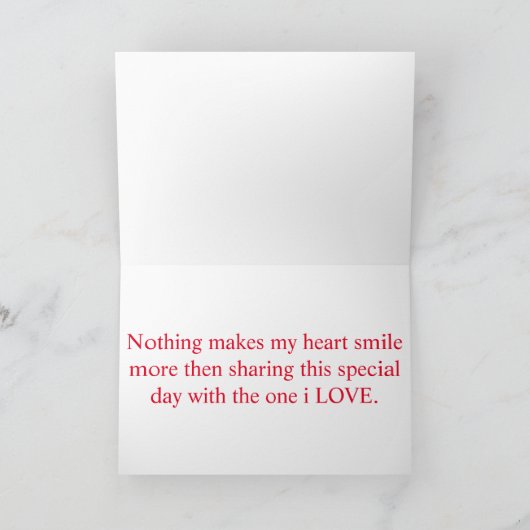 Happy Valentine-dagkaart Feestdagen Kaart (Binnen)