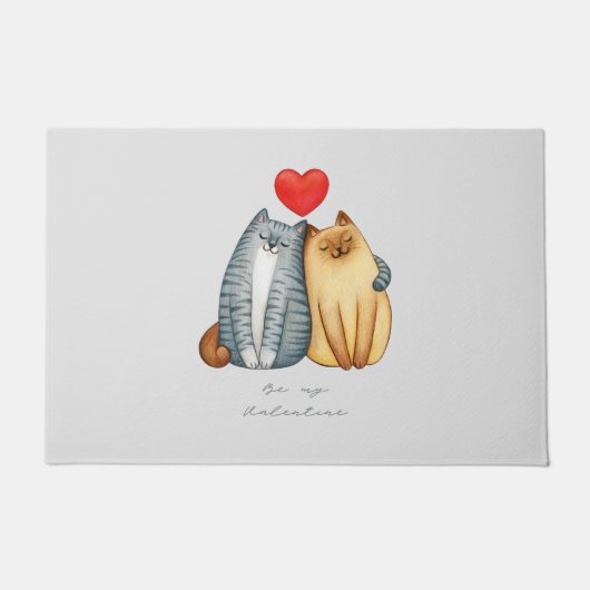 Happy Valentine Day 2023 st valentijn 14 februari Deurmat (Voorkant)