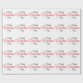 Happy Valentine Day Cadeaupapier (Vlak)