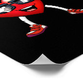 Happy Valentine Day Dab Heart Gamer Valentijn Boys Poster (Hoek)