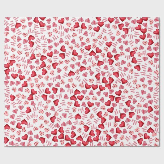 Happy Valentine Day Funny Gift Cadeaupapier (Vlak)