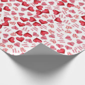 Happy Valentine Day Funny Gift Cadeaupapier (Hoek)