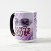 Happy Valentine Day Morphing Mug  Magische Mok (Voorkant links)