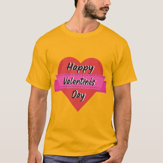 Happy Valentine Day T-shirt (Voorkant)
