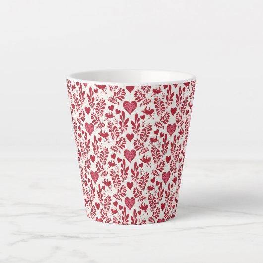 Happy Valentine Design Kaffeetasse Milchtasse Latte Mok (Voorkant)