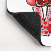 Happy Valentine Gnome Heart Valentine's Day Couple Muismat (Hoek)