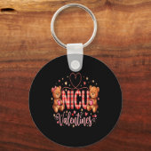 Happy Valentine Nurse Nicu Valentines Day Shirt Nu Sleutelhanger (Voorkant)