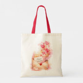 Happy Valentine Romantic Heart Tote Bag (Achterkant)