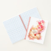 Happy Valentine Romantic Love Notebook Notitieboek (Binnen)