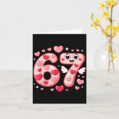 Happy Valentine’s Day 67 Meme Hearts Coquette Bow  Kaart (Gele Bloem)