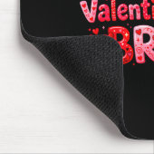 Happy Valentine’s Day Bruh Funny Valentine Couple Muismat (Hoek)