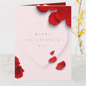 Happy Valentine’s Day Card For Lovebirds Kaart (Gele Bloem)