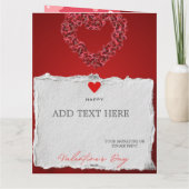 Happy Valentine’s Day Card For Lovebirds Kaart (Achterkant)