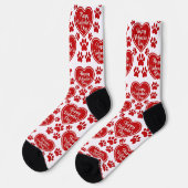 Happy Valentine’s Day Cat Lover Socks Sokken (Links)