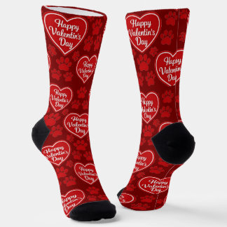 Happy Valentine’s Day Cat Lover Socks Sokken