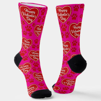 Happy Valentine’s Day Cat Lover Socks Sokken