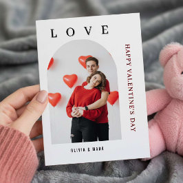 Happy Valentine’s Day Custom Photo Collage  Feestdagenkaart