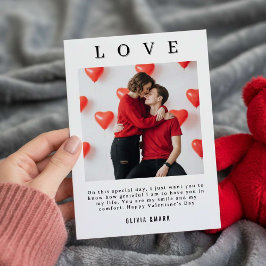 Happy Valentine’s Day Custom Photo Collage  Feestdagenkaart