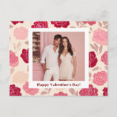 Happy Valentine’s Day – Custom Photo & Text Card Briefkaart (Voorkant)
