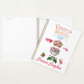 Happy Valentine’s Day Cute Animal Couples Planner (Display)