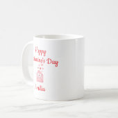 Happy Valentine’s Day Cute Love Mug Koffiemok (Voorkant links)