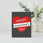 Happy Valentine’s Day – Cute Valentine Love Briefkaart (Staand voorkant)