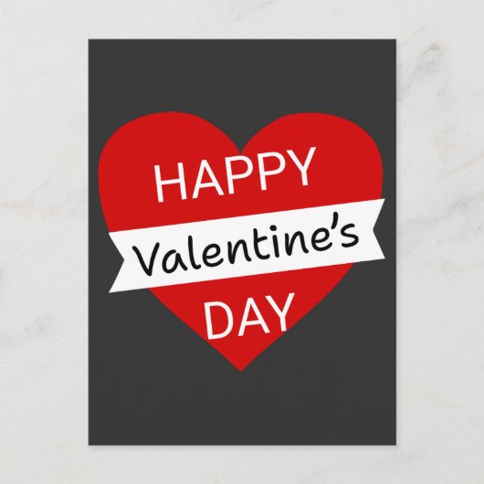 Happy Valentine’s Day – Cute Valentine Love Briefkaart (Voorkant)